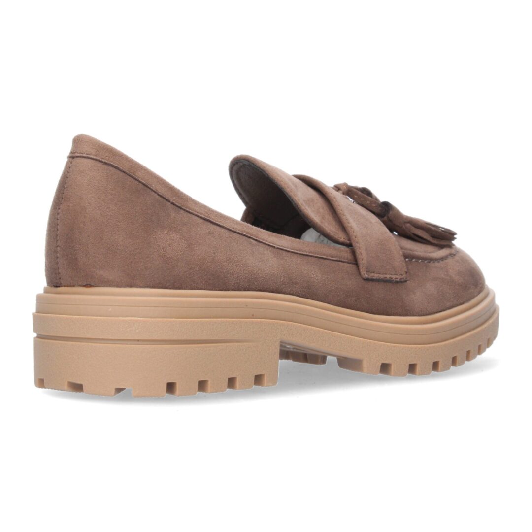 Mocasines antelina verde con borlas - Imagen 5