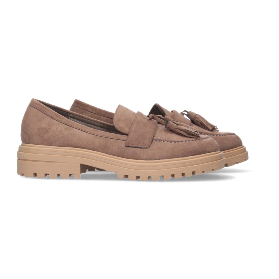 Mocasines antelina verde con borlas - Imagen 6