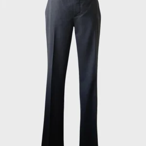 Chloé pantalón de pinzas lana gris antracita Talla 40 (L) Nuevo