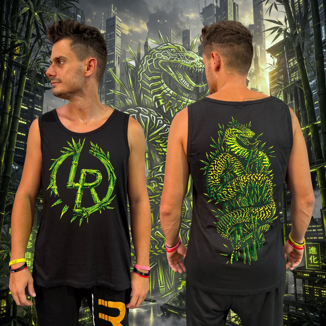 Pack Reptil - Camiseta manga corta y Camiseta sin mangas Anaconda - Imagen 8