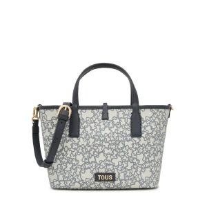 Capazo Tous Mini New Double – Way -Gris