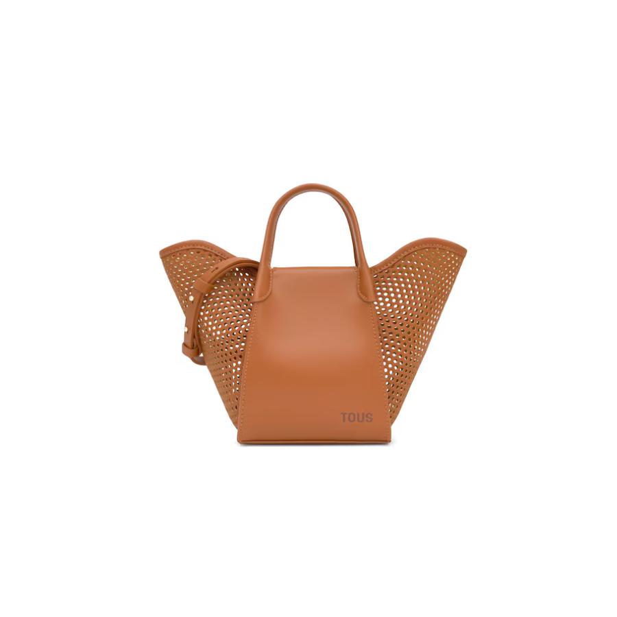 Capazo Tous Tulip Cutout Camel - Imagen 2