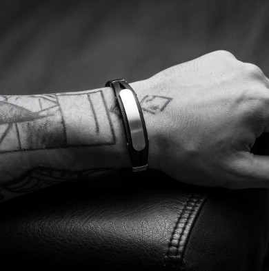 «DEXTER» pulsera cuero - Imagen 3