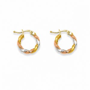 «FUEGO» argollas oro 18K
