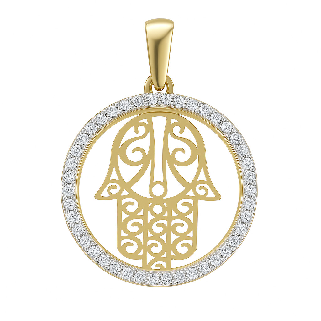 «HAMSA» colgante oro 9K