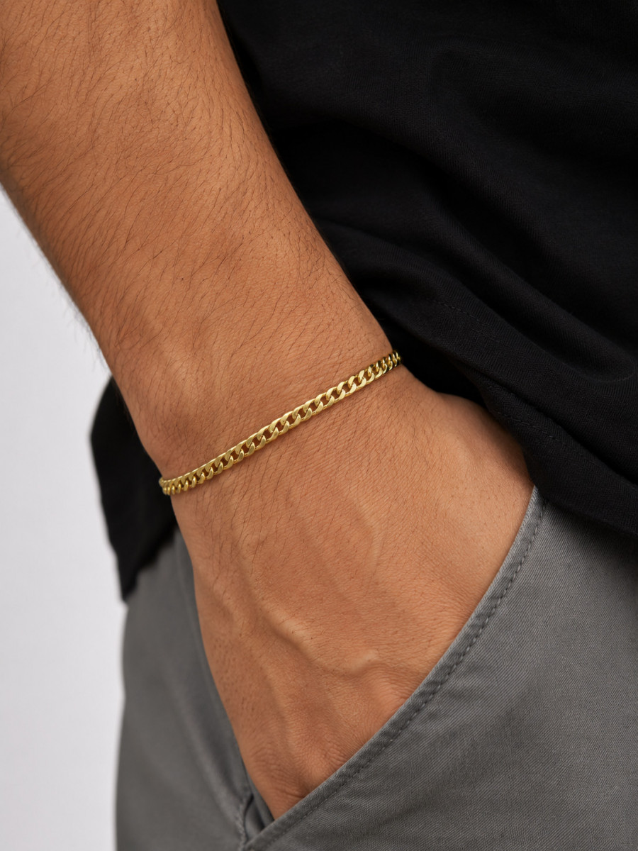 «HUGO» pulsera oro 18k - Imagen 3