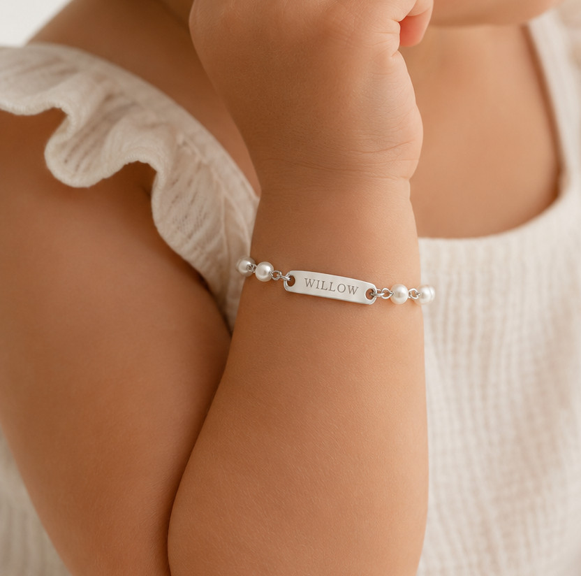 «WILLOW» pulsera infantil plata - Imagen 3