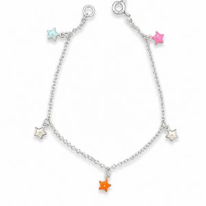 «ALICE» pulsera niña plata