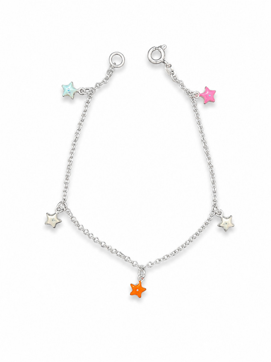 «ALICE» pulsera niña plata