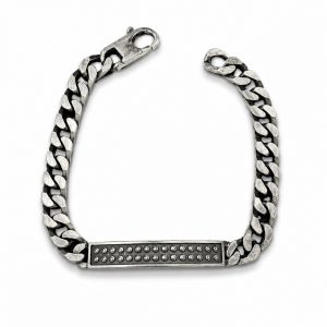«NOCTIS» pulsera plata envejecida
