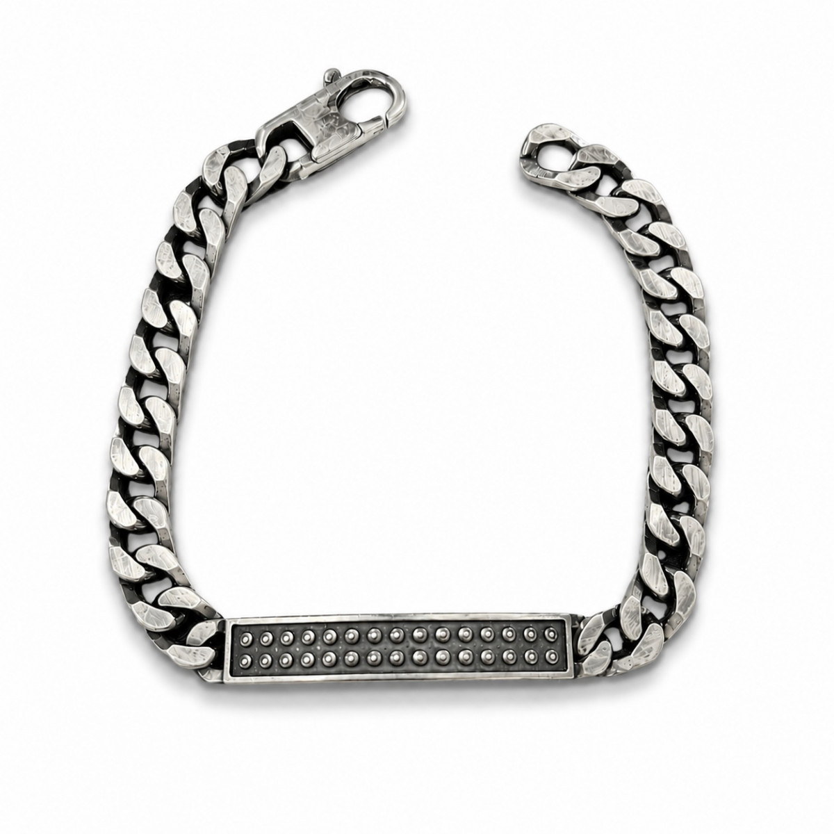 «NOCTIS» pulsera plata envejecida