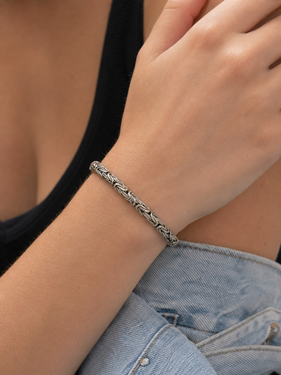 «EIRA» pulsera plata - Imagen 3