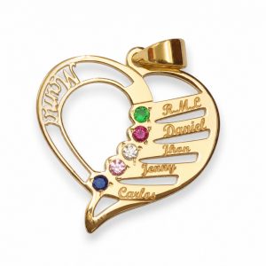 «LEGADO» Colgante personalizable para mamá . Handmade