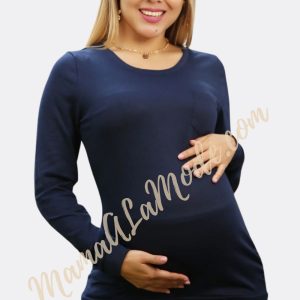 Chompa Materna Corina Azul