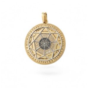 Colgante Unisex Plata Bicolor Arcángeles