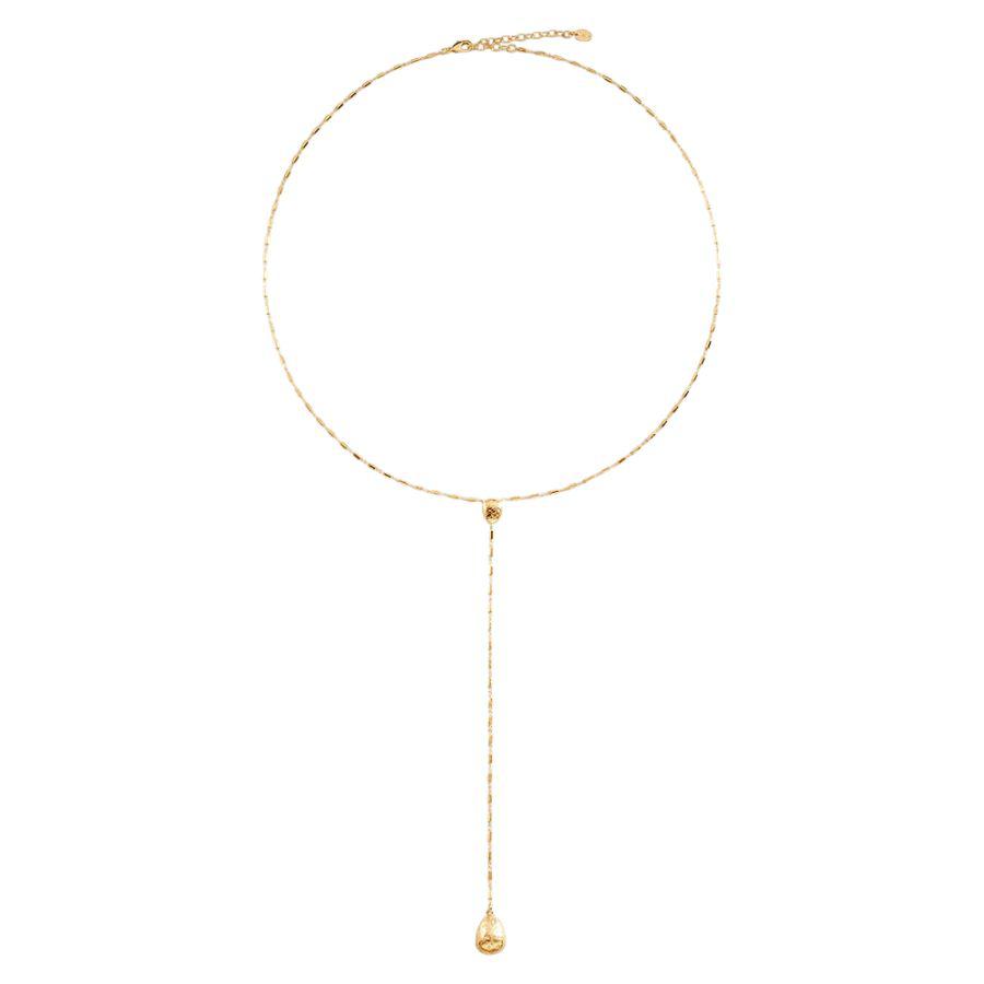 Collar Largo Agatha Paris CALMA Dorado con Piedras - Imagen 3
