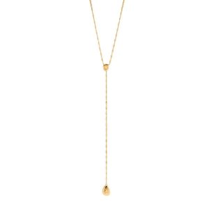 Collar Largo Agatha Paris CALMA Dorado con Piedras