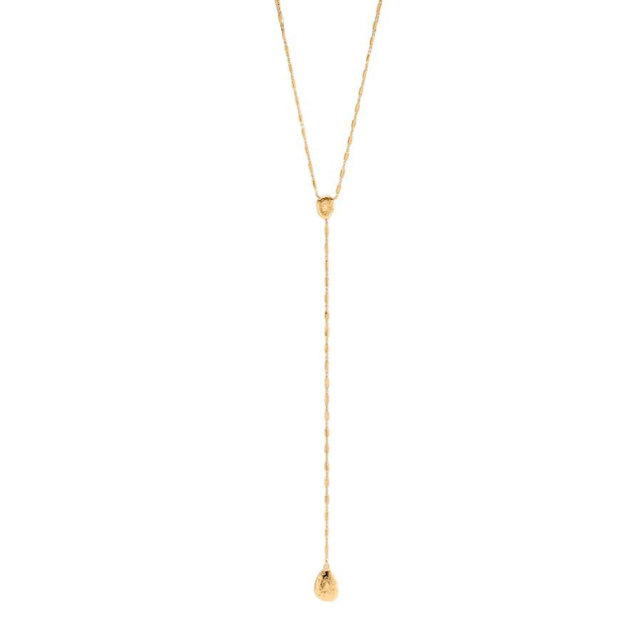 Collar Largo Agatha Paris CALMA Dorado con Piedras - Imagen 2