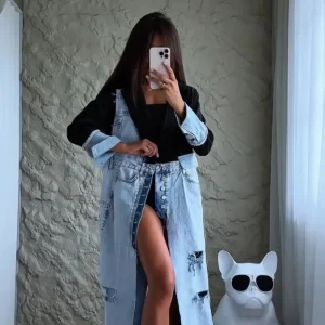 denim patchwork