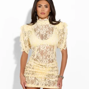 VESTIDO Lemon lace