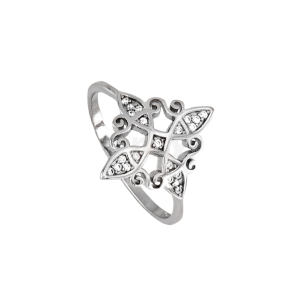 “NUDO” anillo plata