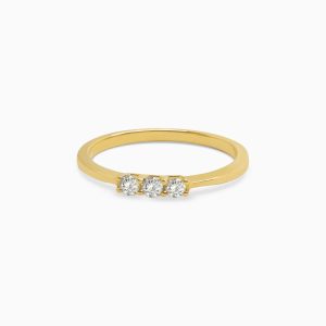 “SABRINA” tresillo de Oro 18K con diamantes