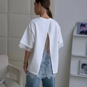 Camiseta encaje
