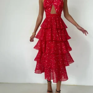 vestido largo cryna