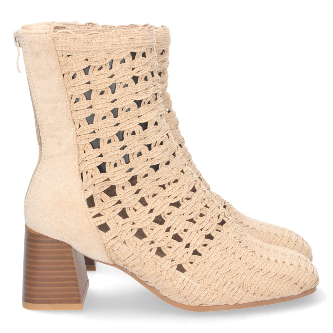 Botín trenzado beige - Imagen 2