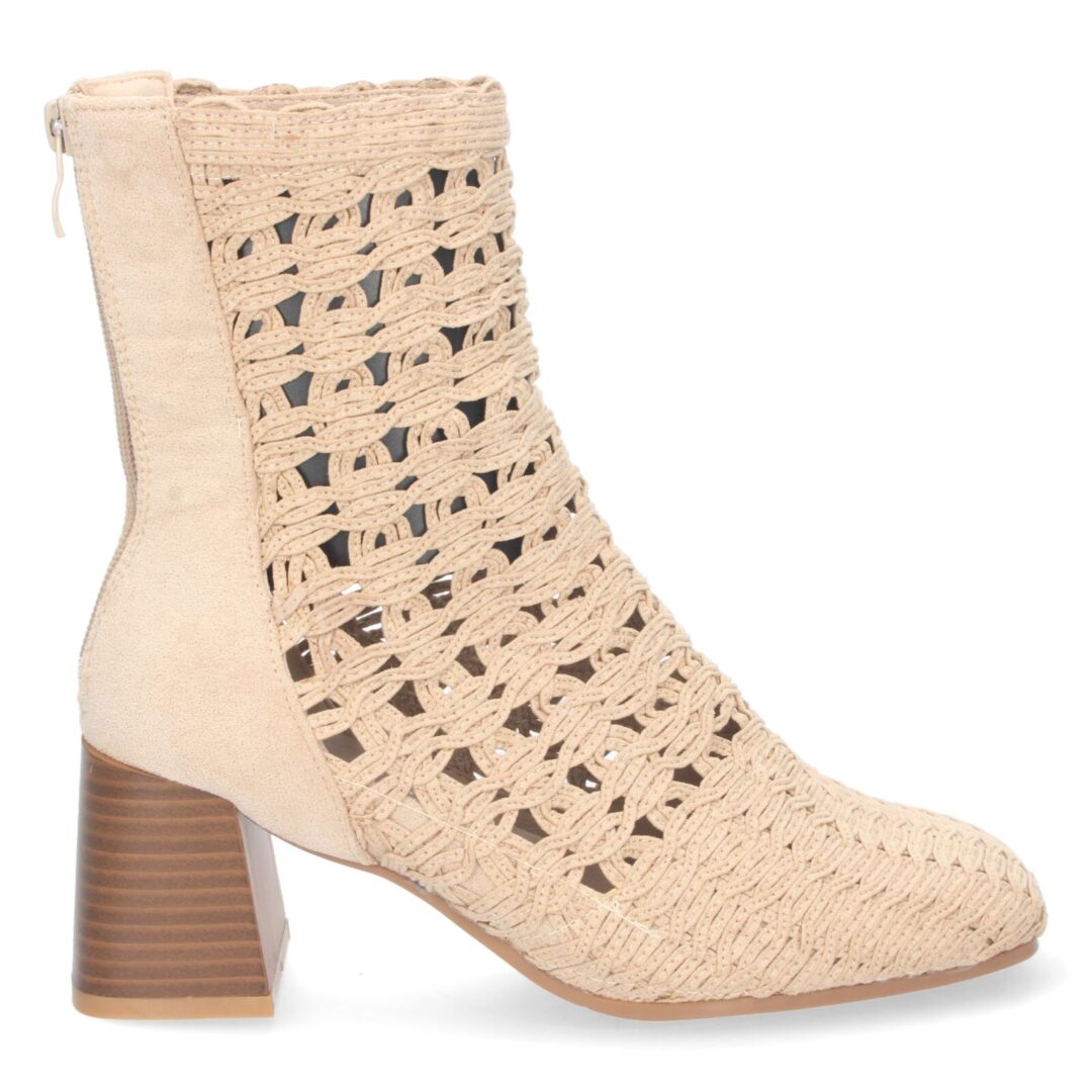 Botín trenzado beige - Imagen 3