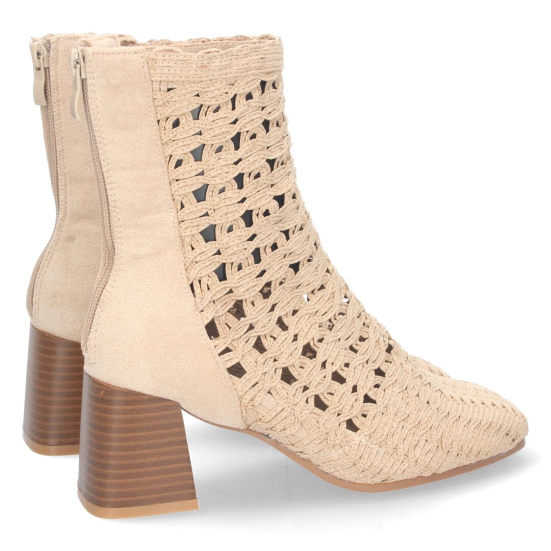 Botín trenzado beige - Imagen 5
