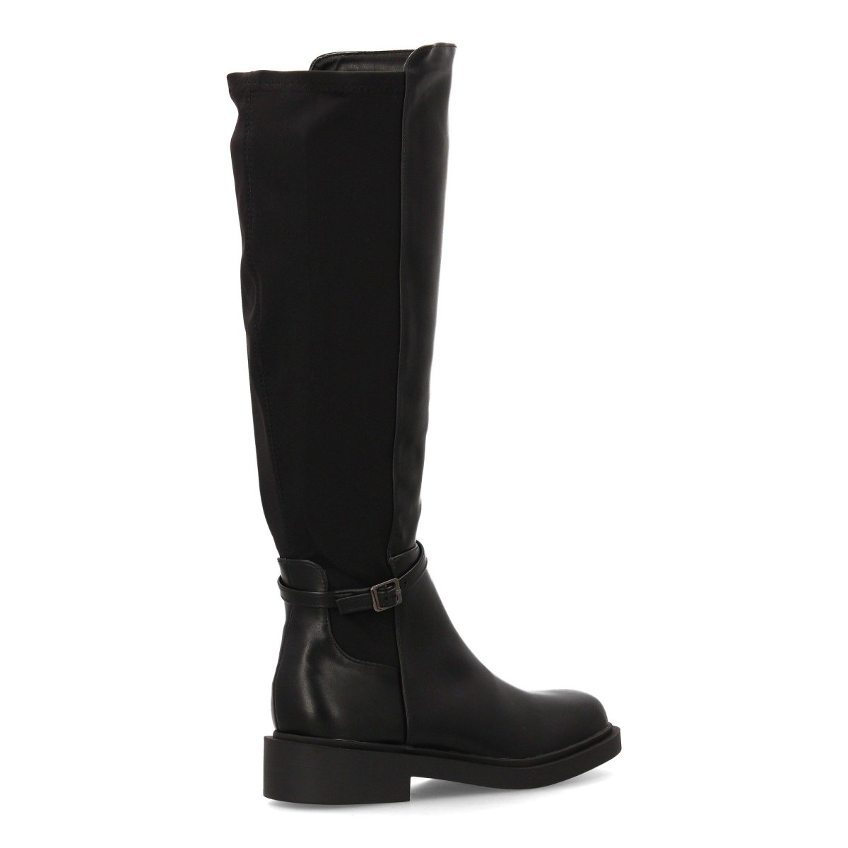 Botas altas negras hebilla decorativa - Imagen 5