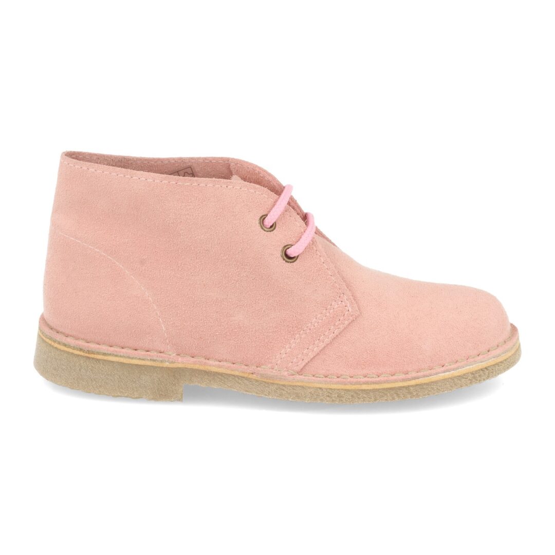 Botín safari rosa cordones - Imagen 2