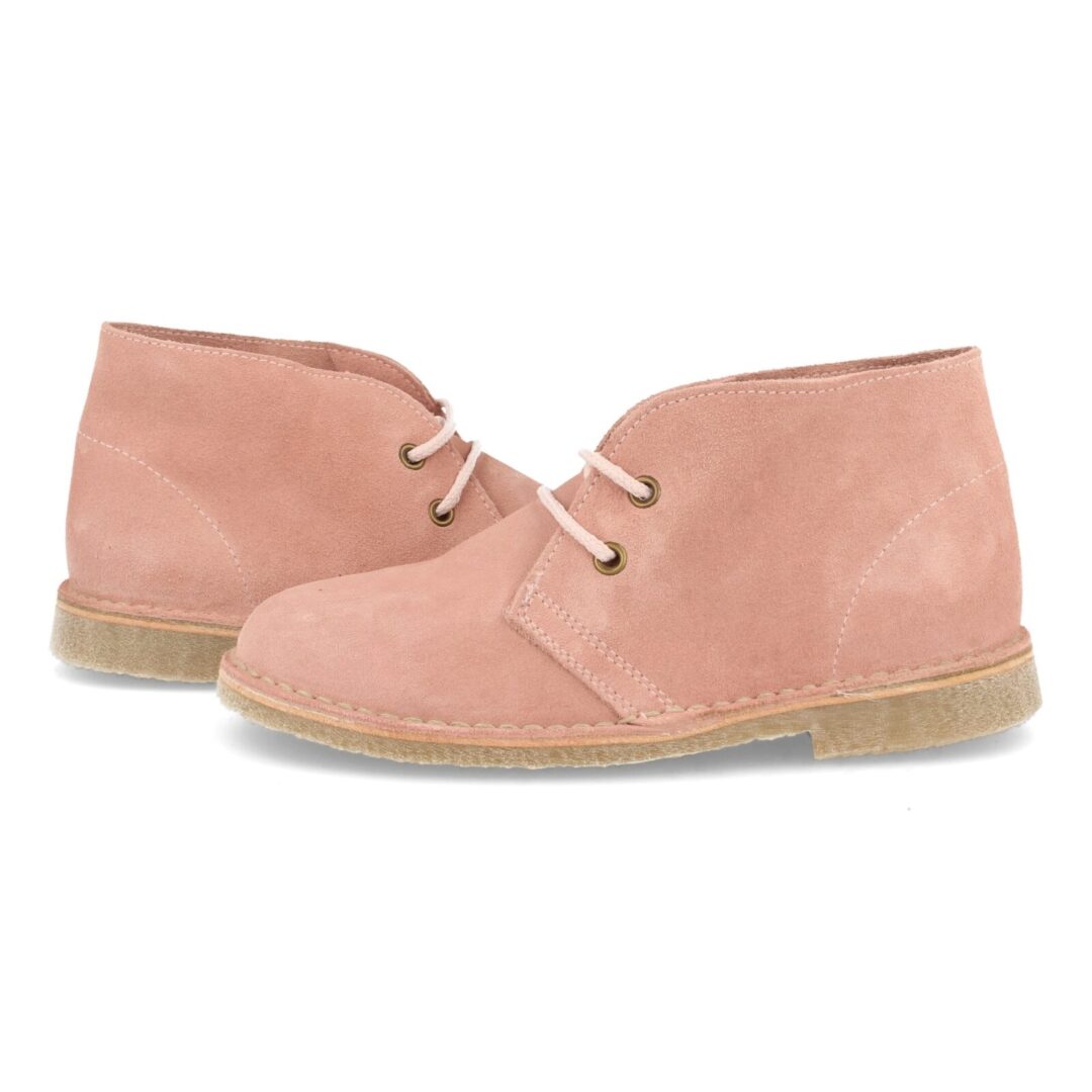 Botín safari rosa cordones - Imagen 5