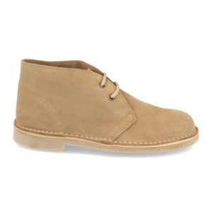 Botín safari beige con cordones