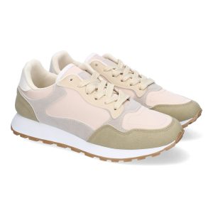 Zapatillas beige mujer