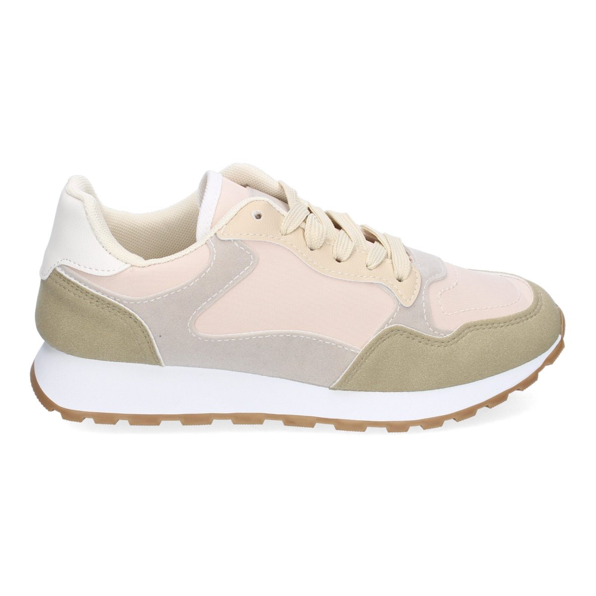 Zapatillas beige mujer - Imagen 3