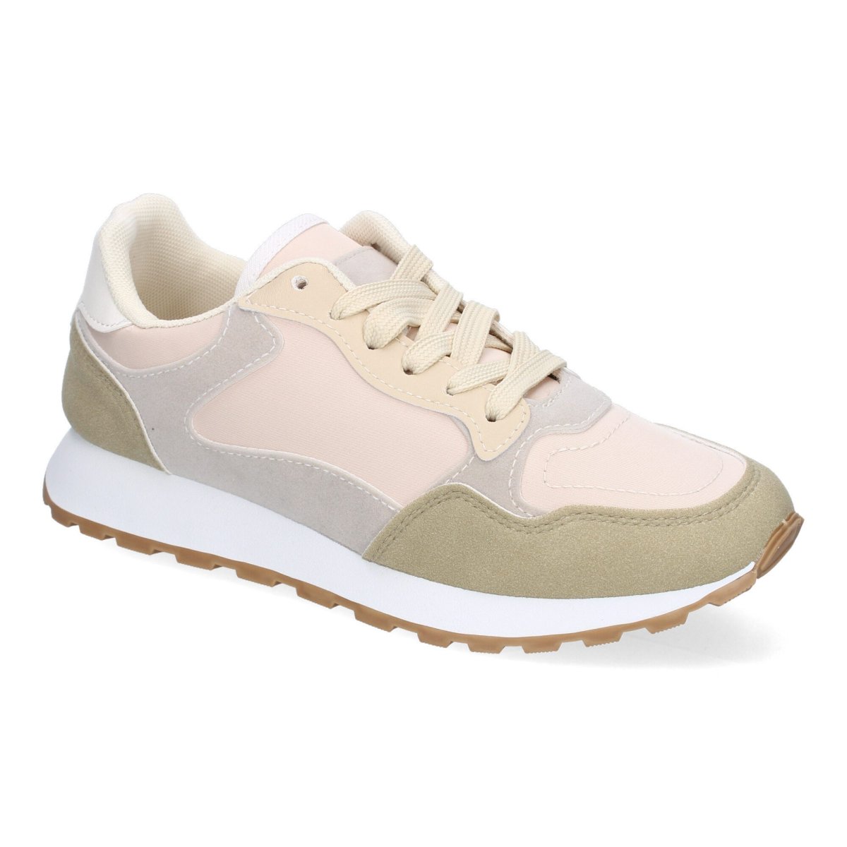 Zapatillas beige mujer - Imagen 4