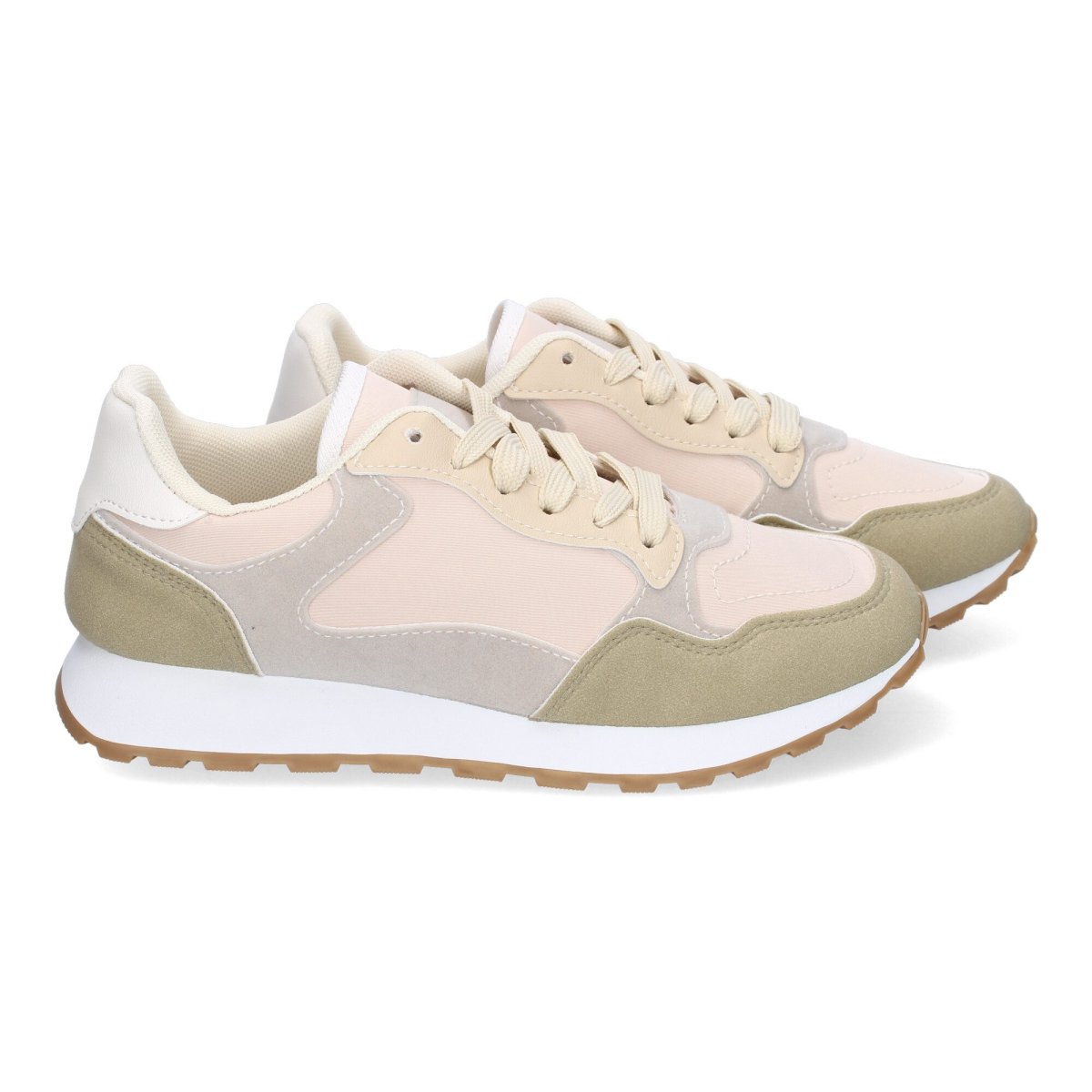 Zapatillas beige mujer - Imagen 6