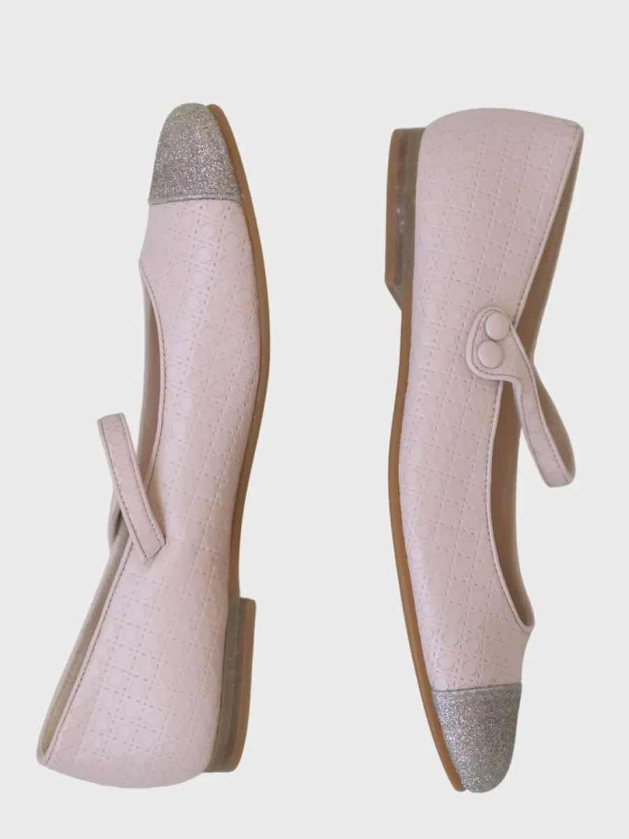 Dior bailarinas de cuero rosa palo Talla 36 Nuevas - Imagen 3