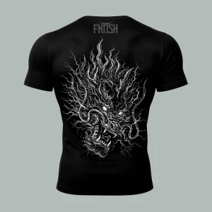 Playera Compresion Dragon Glitch