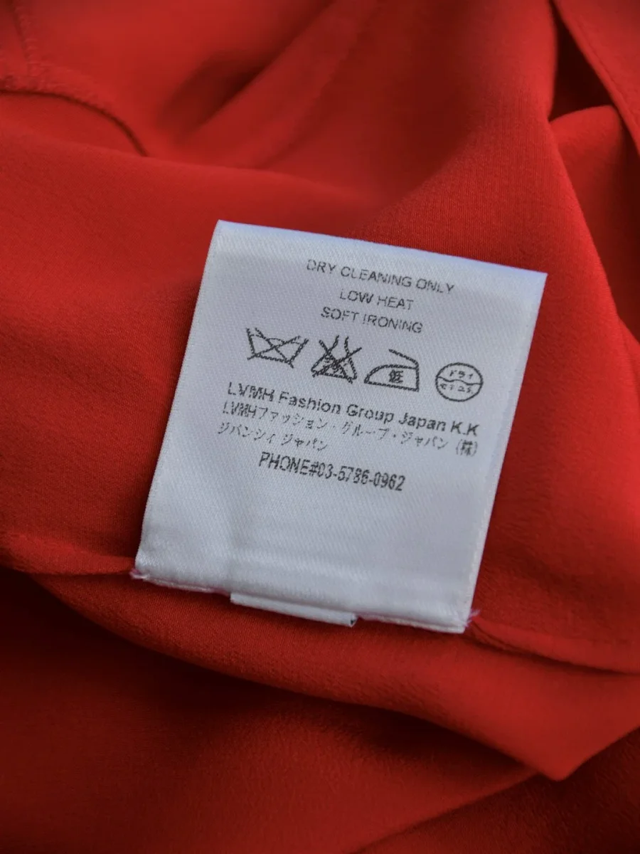 Givenchy blusa rojo vivo mangas acampanadas Talla FR36 (S) - Imagen 8