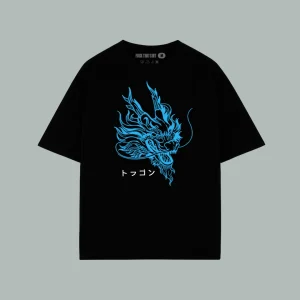 Playera Classic Oversize Blue Dragon - Edicion Limitada