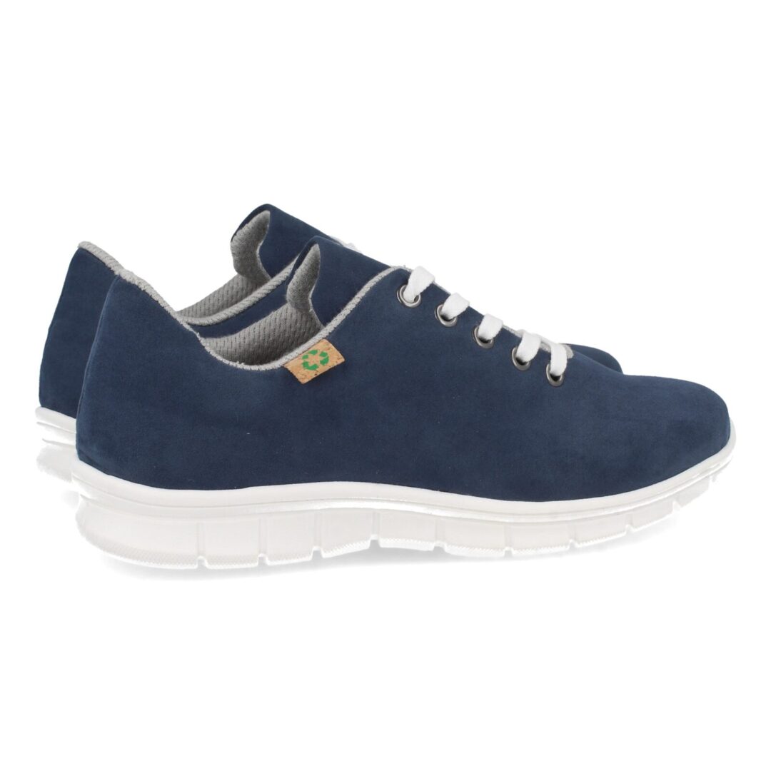 Zapatillas deportivas bio marino sin estampado - Imagen 5