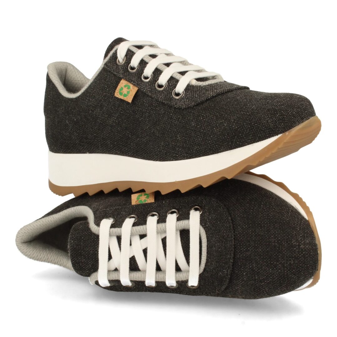 Zapatilla deportiva ecológica negra - Imagen 6