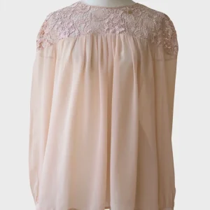 Elisabetta Franchi blusa con encaje superior Talla IT46 (L)
