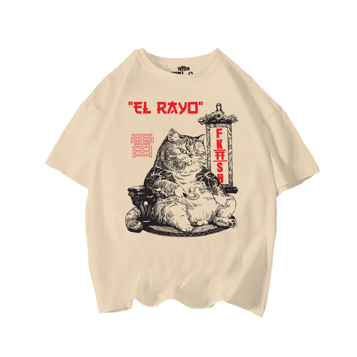 Playera Classic Oversize Gato "El Rayo" - Imagen 4