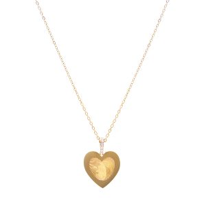 «Collar dorado Emotion con colgante de corazón»