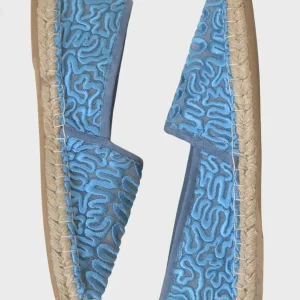 Ermanno Scervino alpargatas azules encaje Talla 38