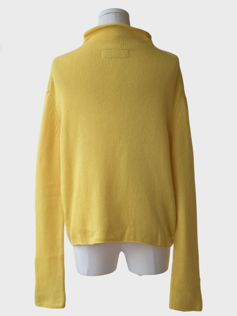 Ermanno Scervino suéter amarillo cachemira Talla IT46 (L) - Imagen 3